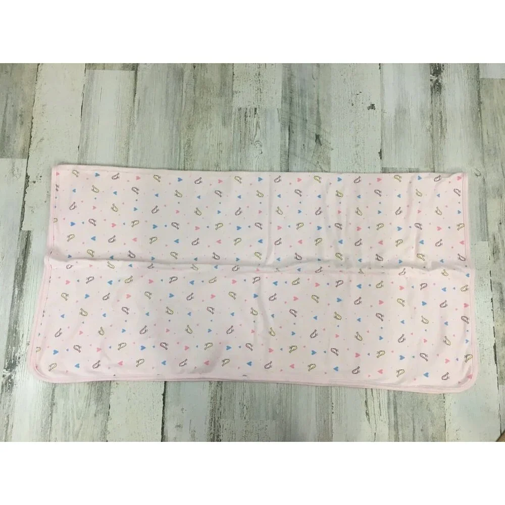 Janie and Jack Pink Bird Print Baby Matching Set